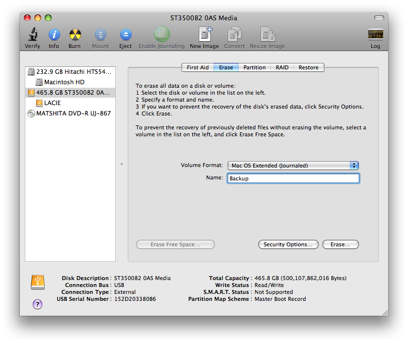 How to reformat hard drive for mac os x download